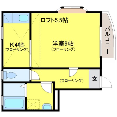 並木 徒歩3分 1階の物件間取画像